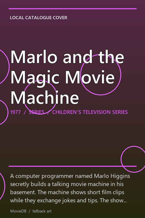 Marlo and the Magic Movie Machine poster