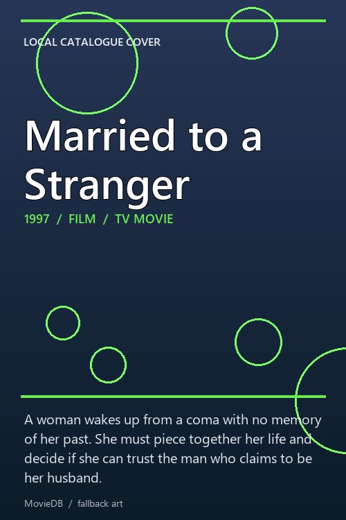 Married to a Stranger poster