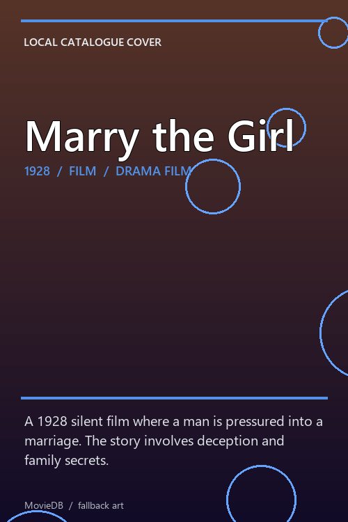 Marry the Girl poster