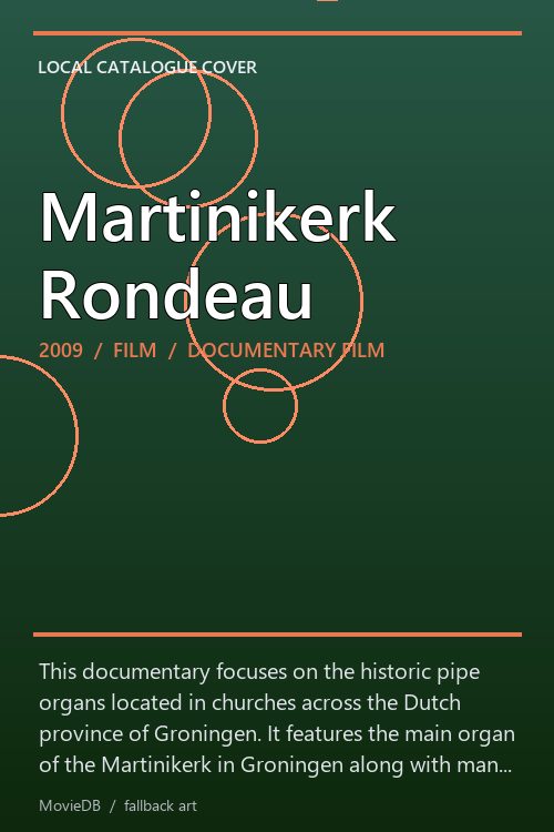 Martinikerk Rondeau poster