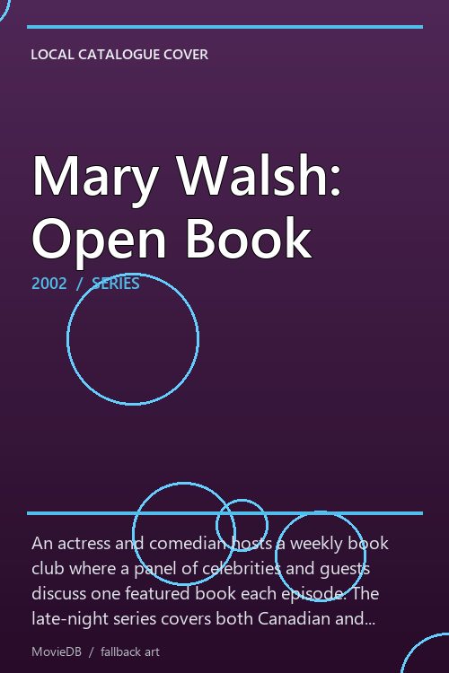 Mary Walsh: Open Book poster
