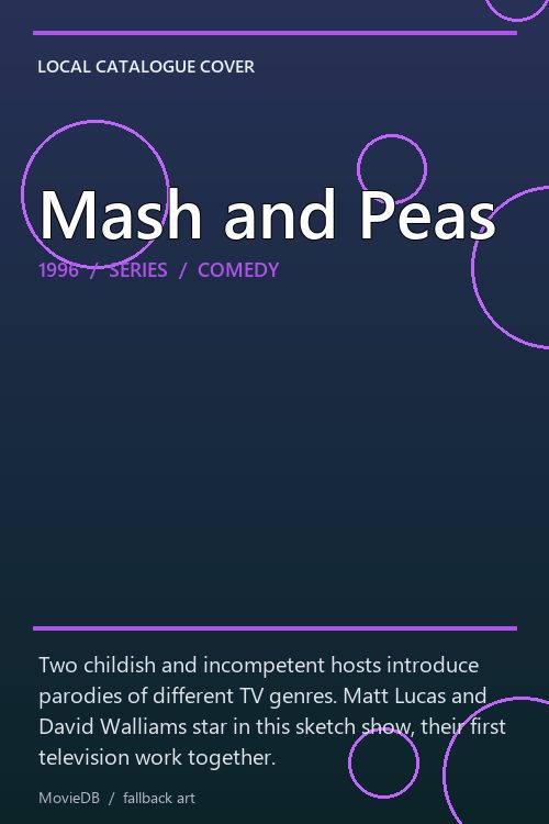 Mash and Peas poster