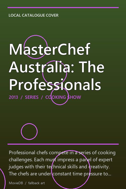 MasterChef Australia: The Professionals poster