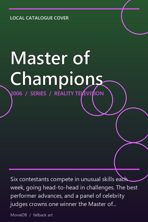 Master of Champions poster
