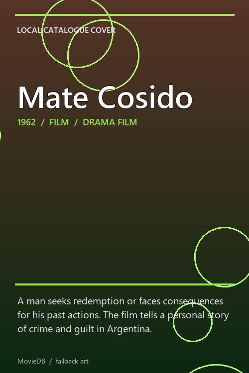 Mate Cosido poster
