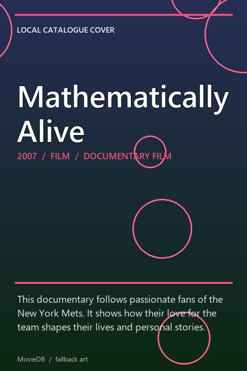 Mathematically Alive poster