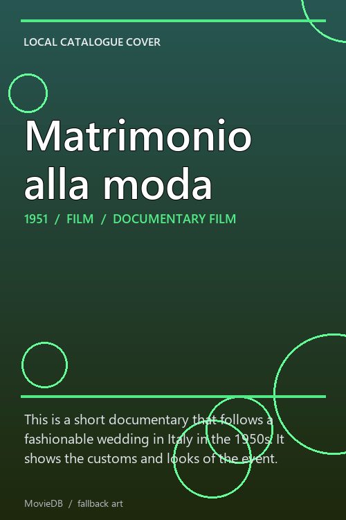Matrimonio alla moda poster