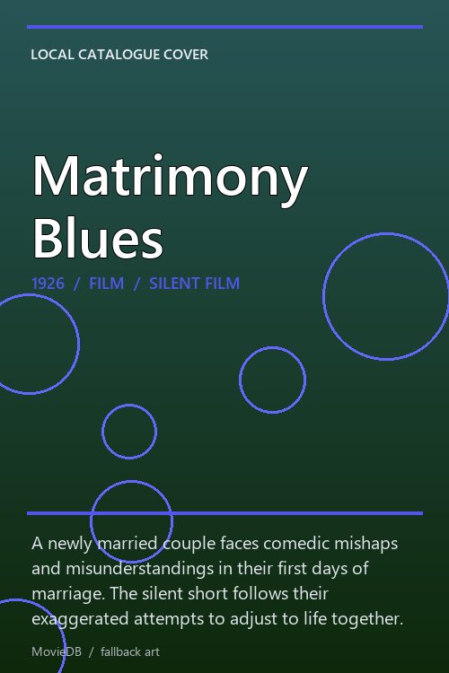 Matrimony Blues poster