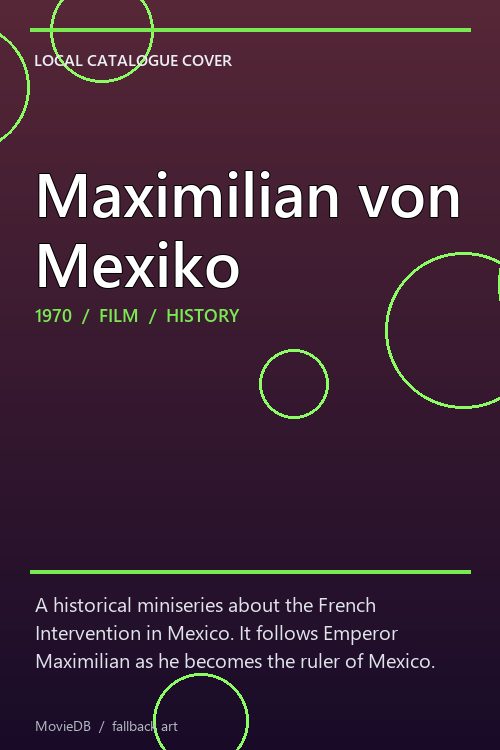 Maximilian von Mexiko poster