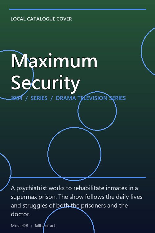 Maximum Security poster