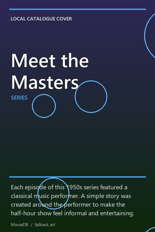 Meet the Masters poster