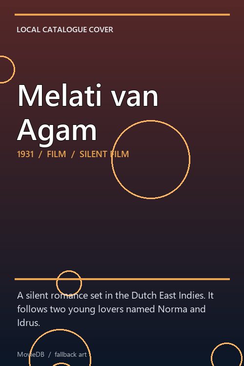 Melati van Agam poster