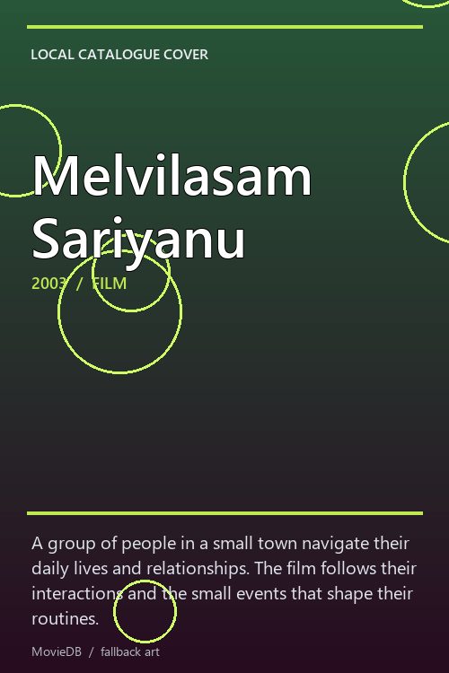 Melvilasam Sariyanu poster
