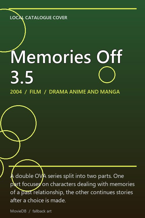 Memories Off 3.5 poster