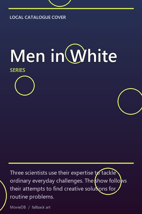 Men in White poster
