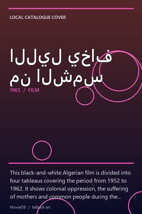 الليل يخاف من الشمس poster