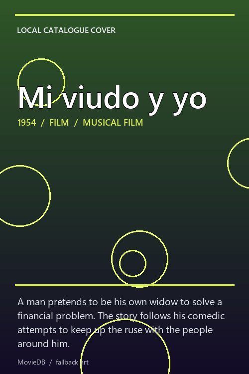 Mi viudo y yo poster
