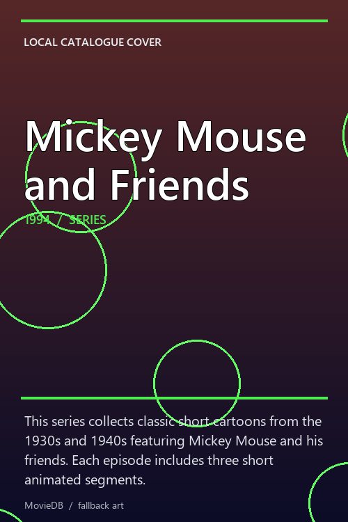 Mickey Mouse and Friends poster