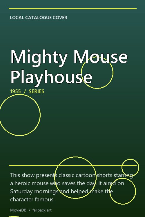 Mighty Mouse Playhouse poster