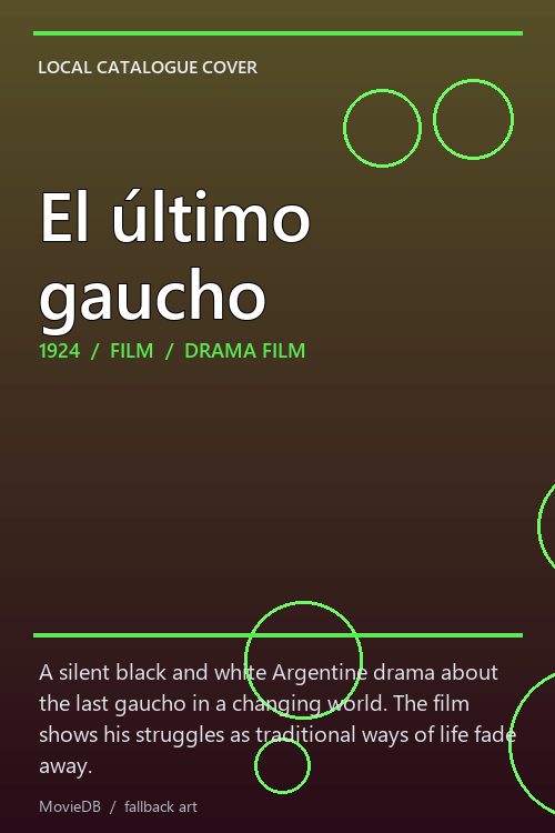 El último gaucho poster