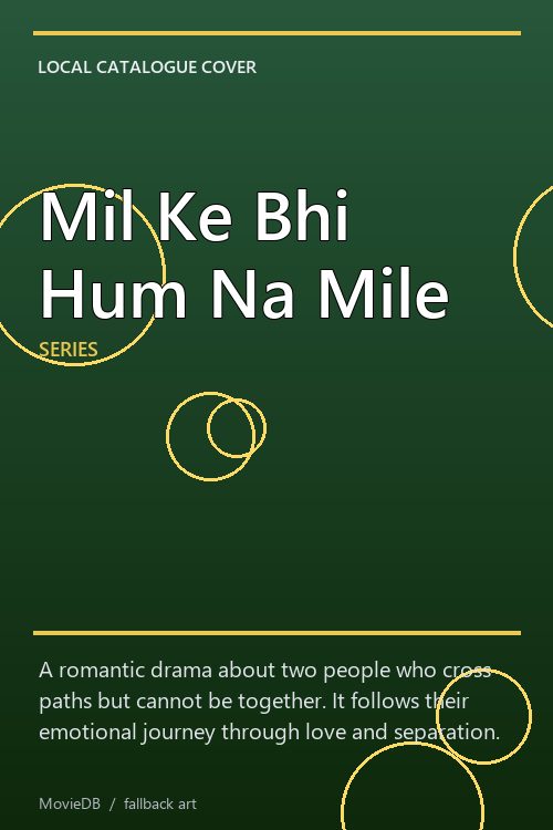 Mil Ke Bhi Hum Na Mile poster