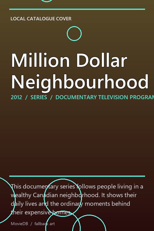 Million Dollar Neighbourhood poster