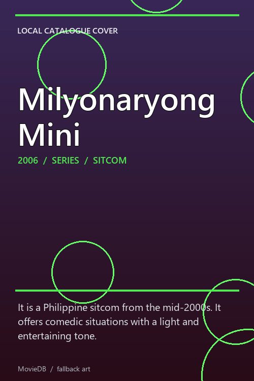 Milyonaryong Mini poster