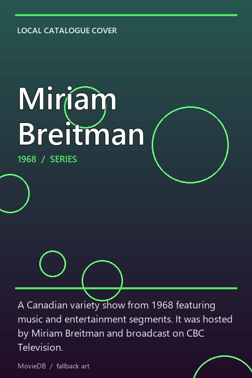 Miriam Breitman poster