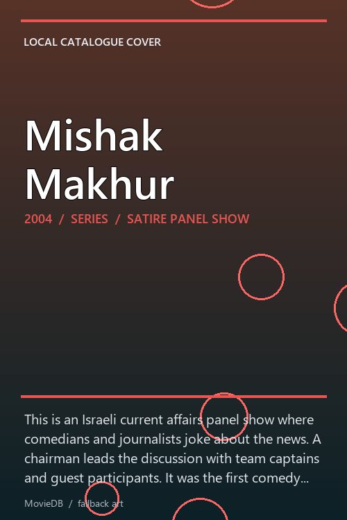 Mishak Makhur poster