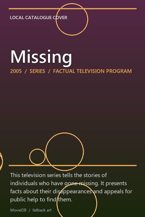 Missing poster