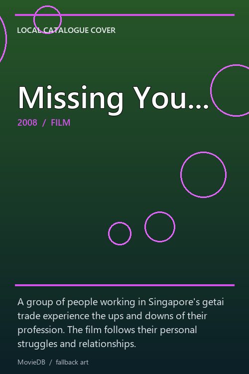 Missing You... poster