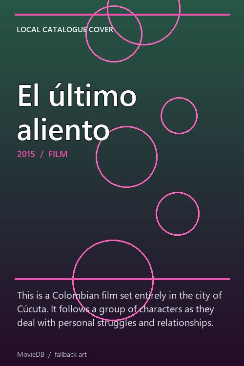 El último aliento poster