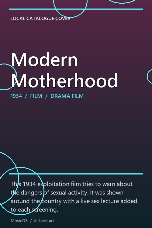 Modern Motherhood poster