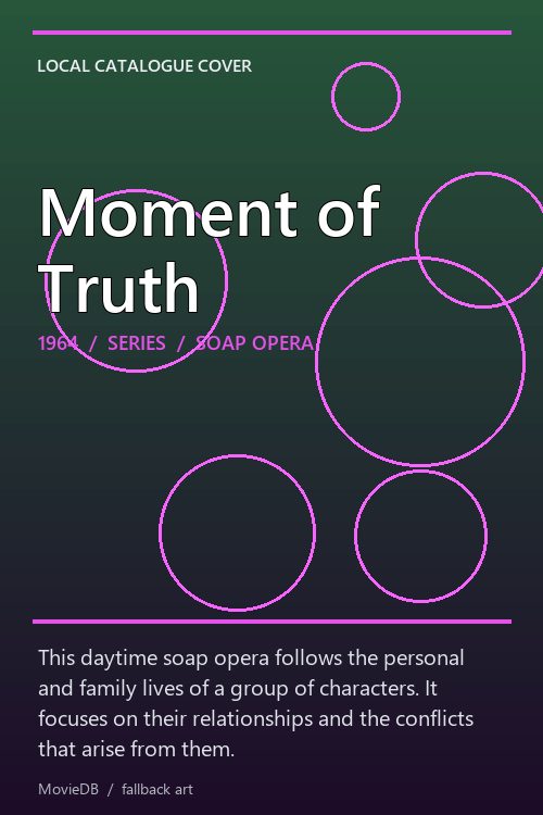 Moment of Truth poster