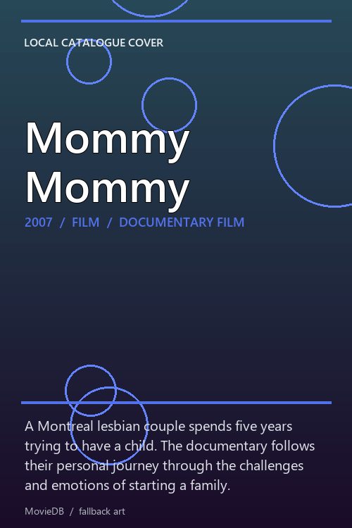 Mommy Mommy poster