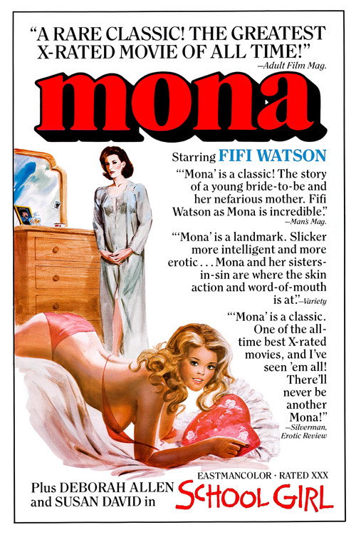 Mona the Virgin Nymph poster