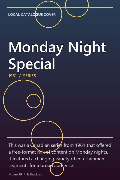 Monday Night Special poster
