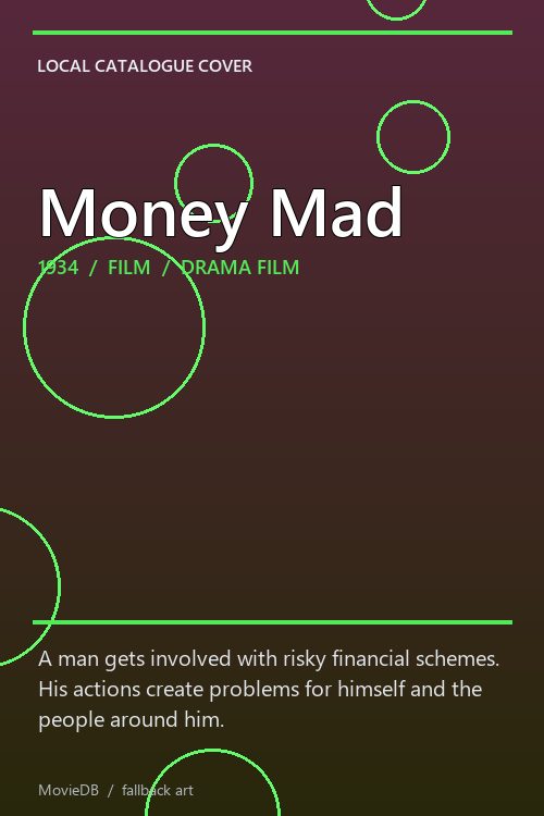 Money Mad poster
