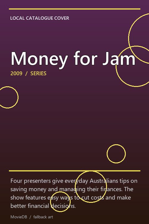 Money for Jam poster