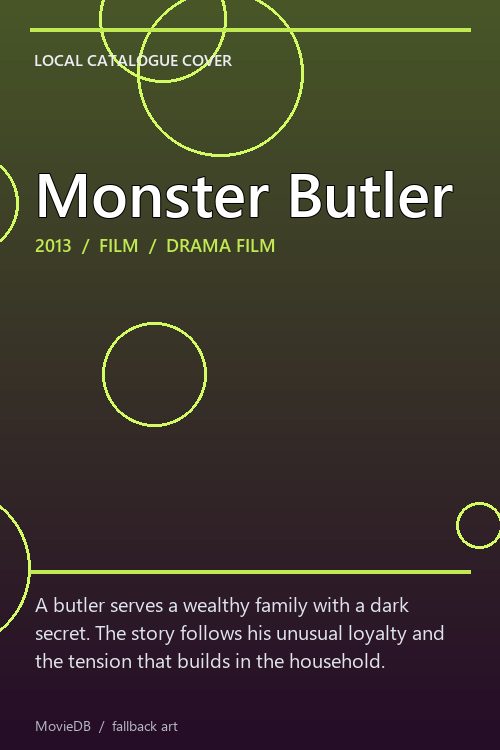 Monster Butler poster