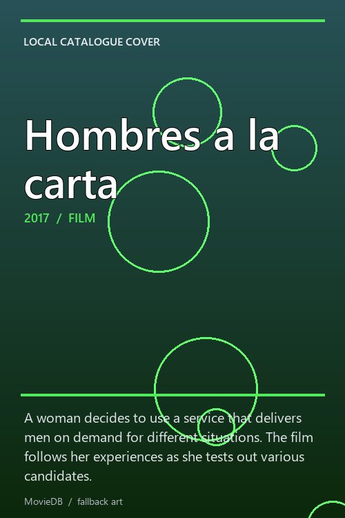 Hombres a la carta poster