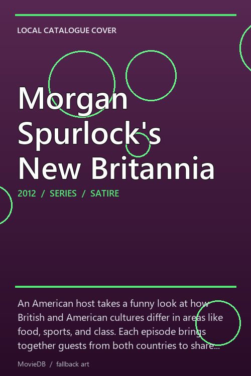 Morgan Spurlock's New Britannia poster
