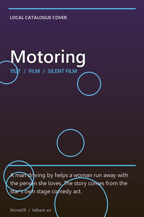 Motoring poster