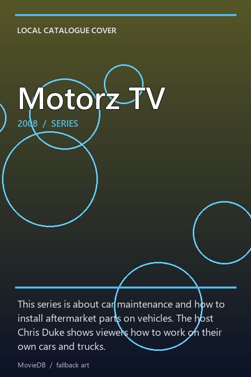 Motorz TV poster