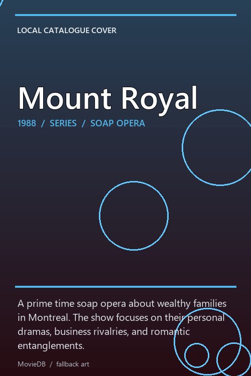 Mount Royal poster