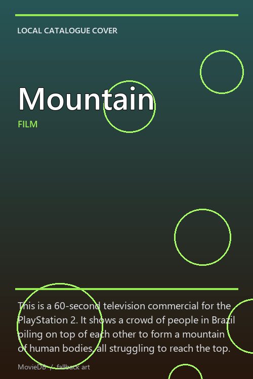 Mountain poster