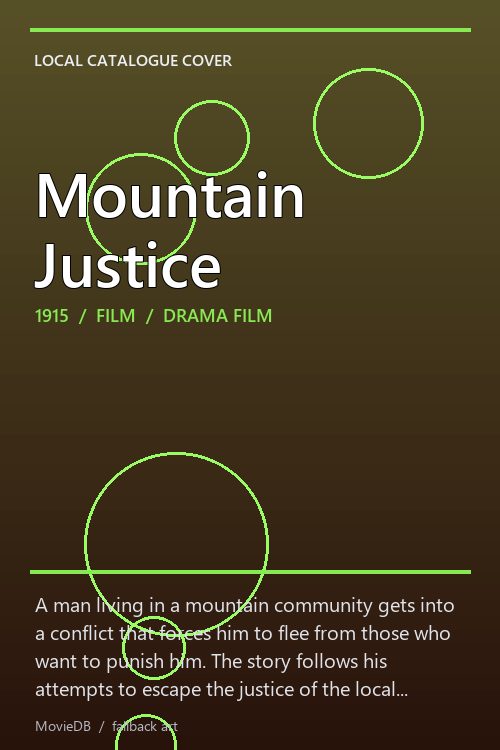 Mountain Justice poster