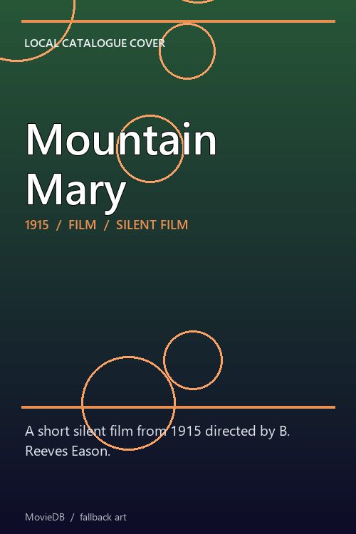 Mountain Mary poster