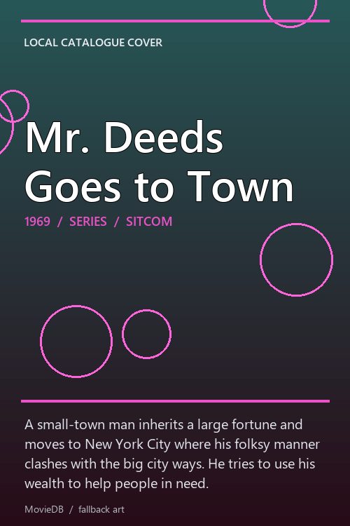 Mr. Deeds Goes to Town poster