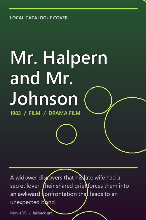 Mr. Halpern and Mr. Johnson poster